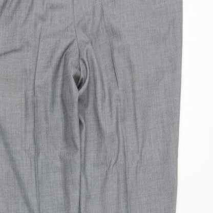 George Mens Grey   Dress Pants Trousers Size 34 in L26 in