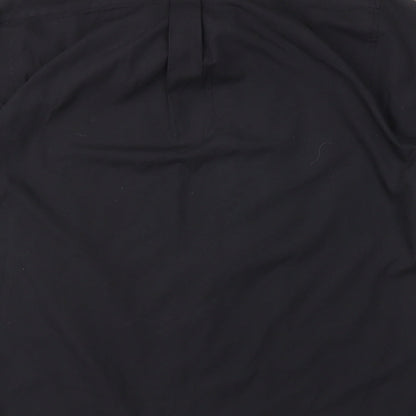 Tom Hagan Mens Black    Button-Up Size L