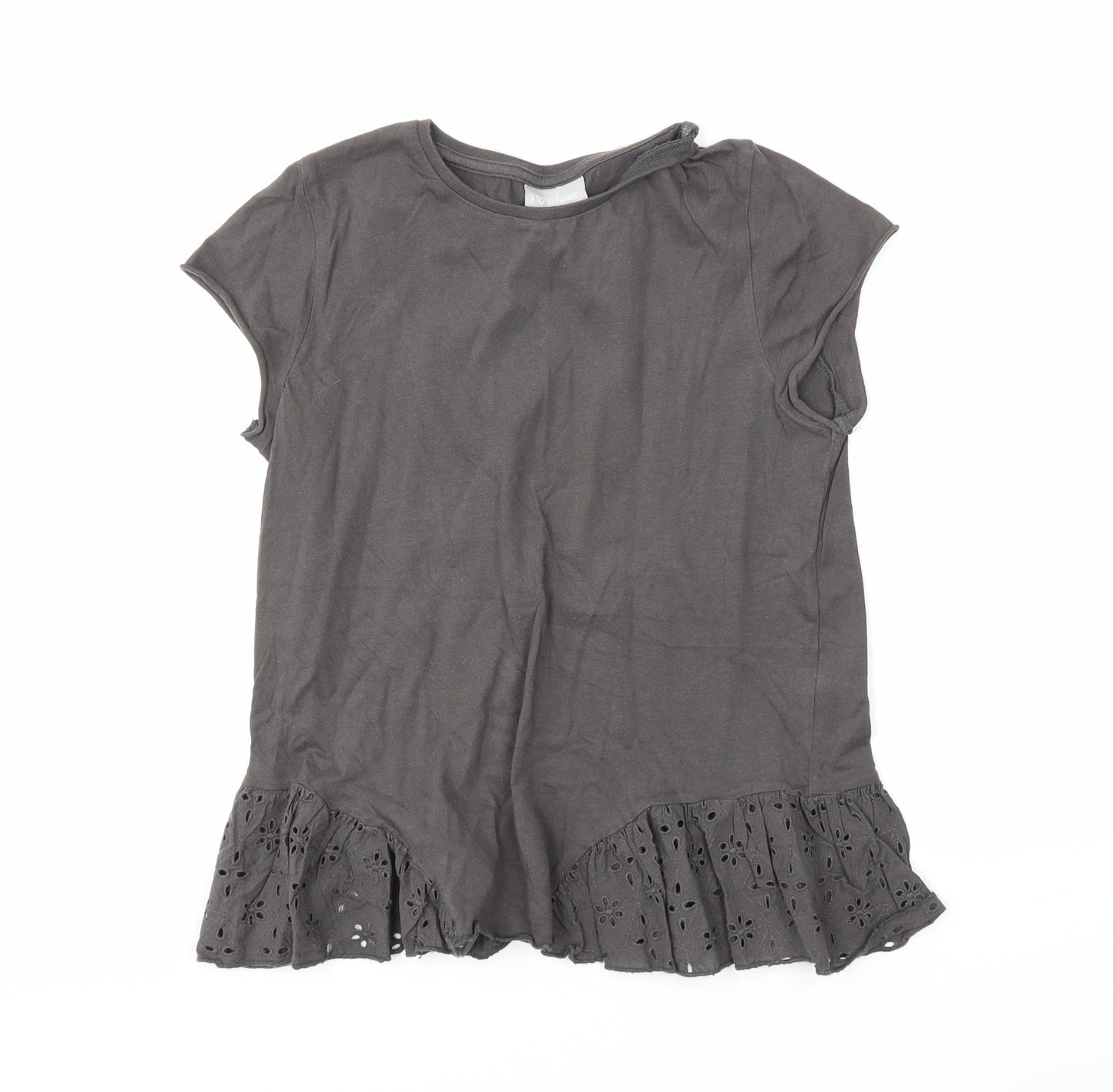 I love Girlswear Girls Grey   Basic T-Shirt Size 10 Years