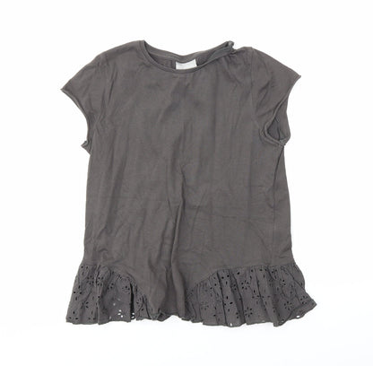 I love Girlswear Girls Grey   Basic T-Shirt Size 10 Years