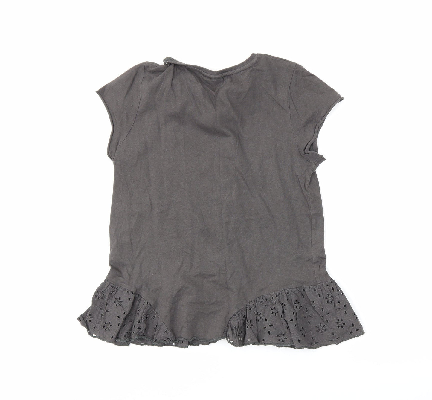 I love Girlswear Girls Grey   Basic T-Shirt Size 10 Years