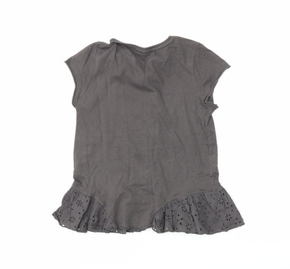 I love Girlswear Girls Grey   Basic T-Shirt Size 10 Years