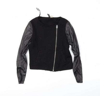 Womens UK Size 8 H&M Black Jacket