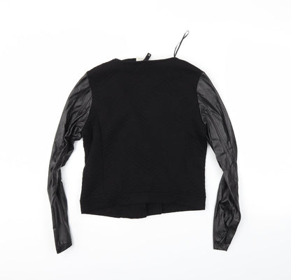 Womens UK Size 8 H&M Black Jacket