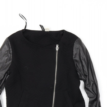 Womens UK Size 8 H&M Black Jacket