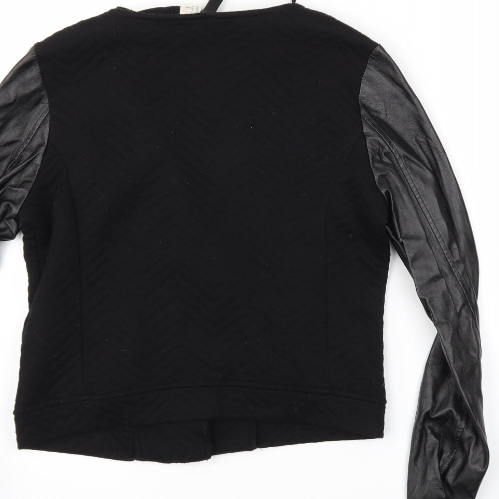 Womens UK Size 8 H&M Black Jacket
