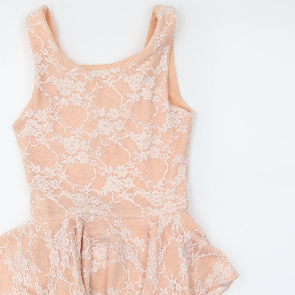 Boohoo Womens Pink   Bodycon  Size 8