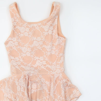 Boohoo Womens Pink   Bodycon  Size 8