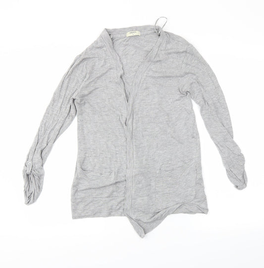 Papaya Womens Grey   Wrap Jumper Size 8