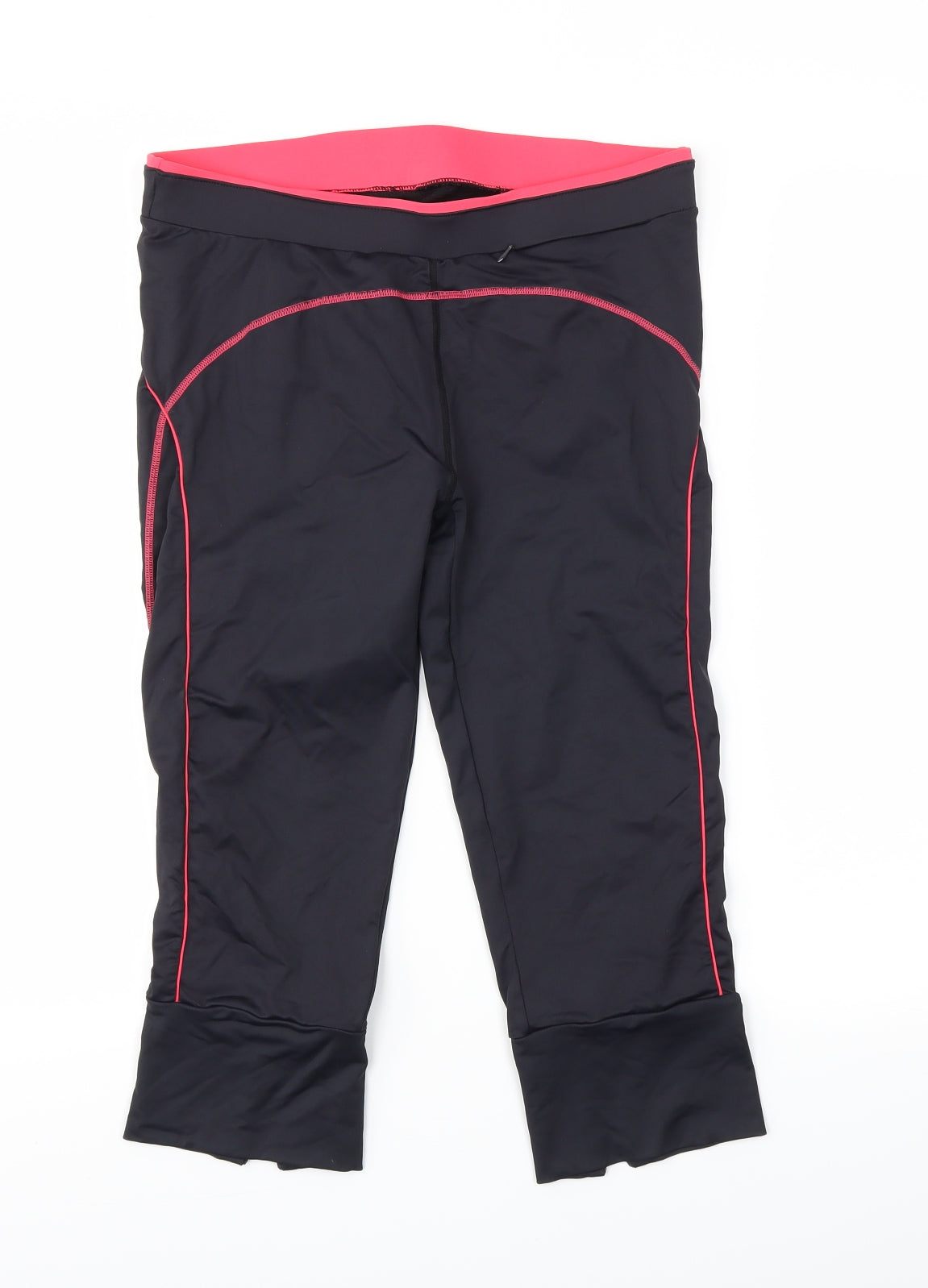 pierre roliert Womens Black   Pedal Pusher Leggings Size XL L17 in