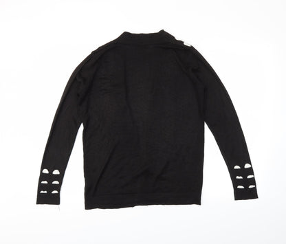 Fay Louise Womens Black   Cardigan Jumper Size S