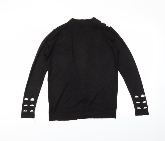 Fay Louise Womens Black   Cardigan Jumper Size S
