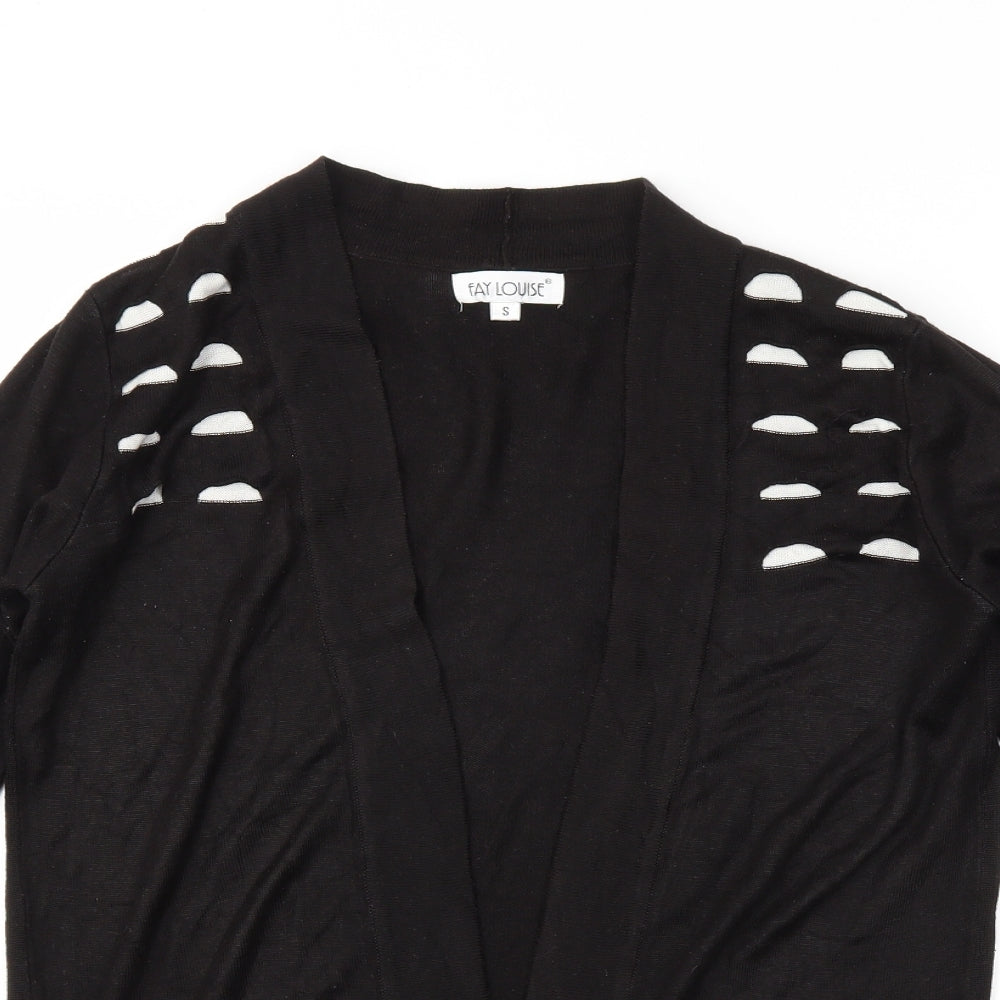 Fay Louise Womens Black   Cardigan Jumper Size S