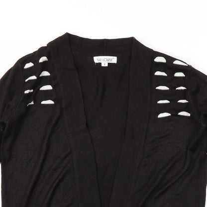 Fay Louise Womens Black   Cardigan Jumper Size S