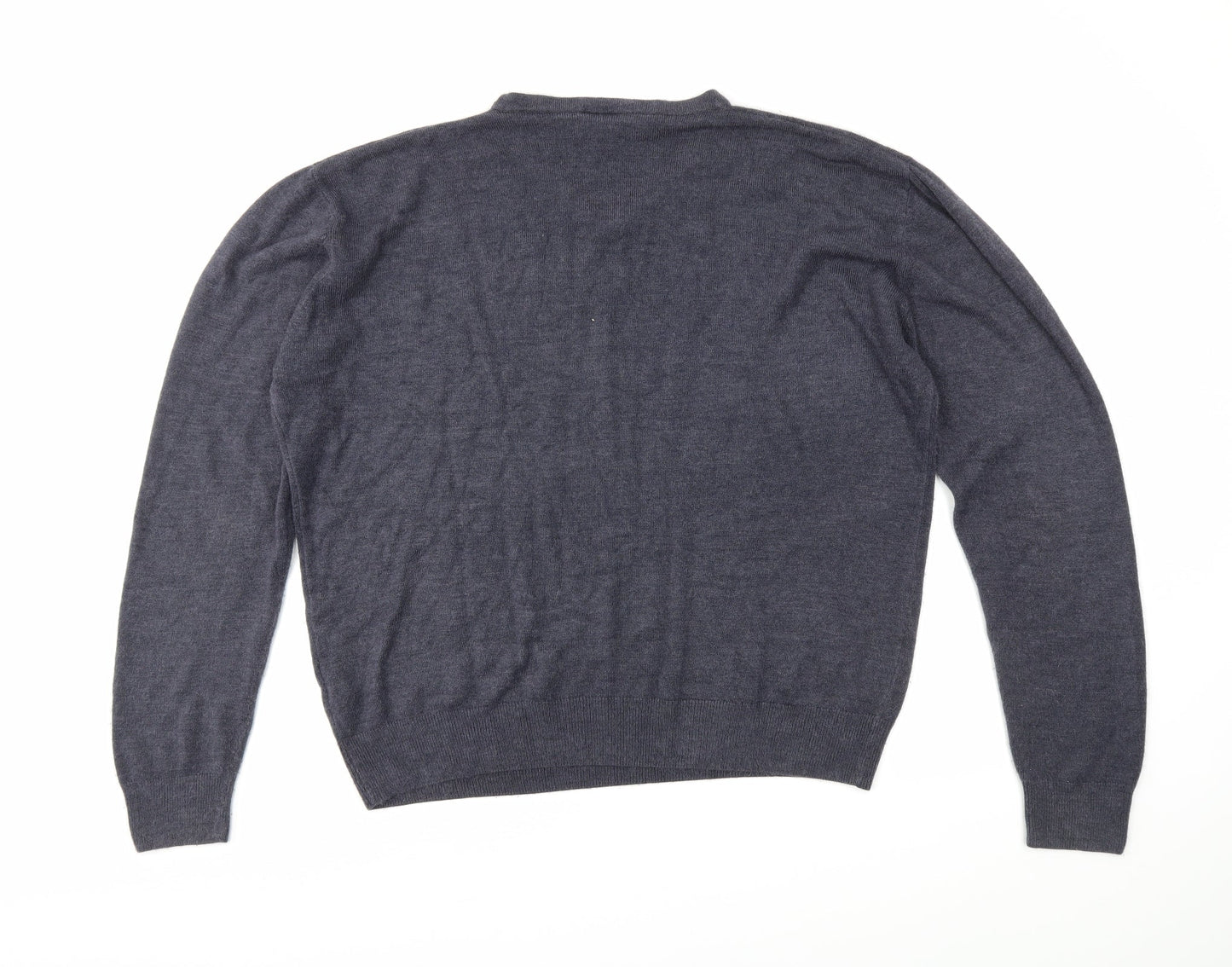 Kingston Mens Grey   Pullover Jumper Size XL