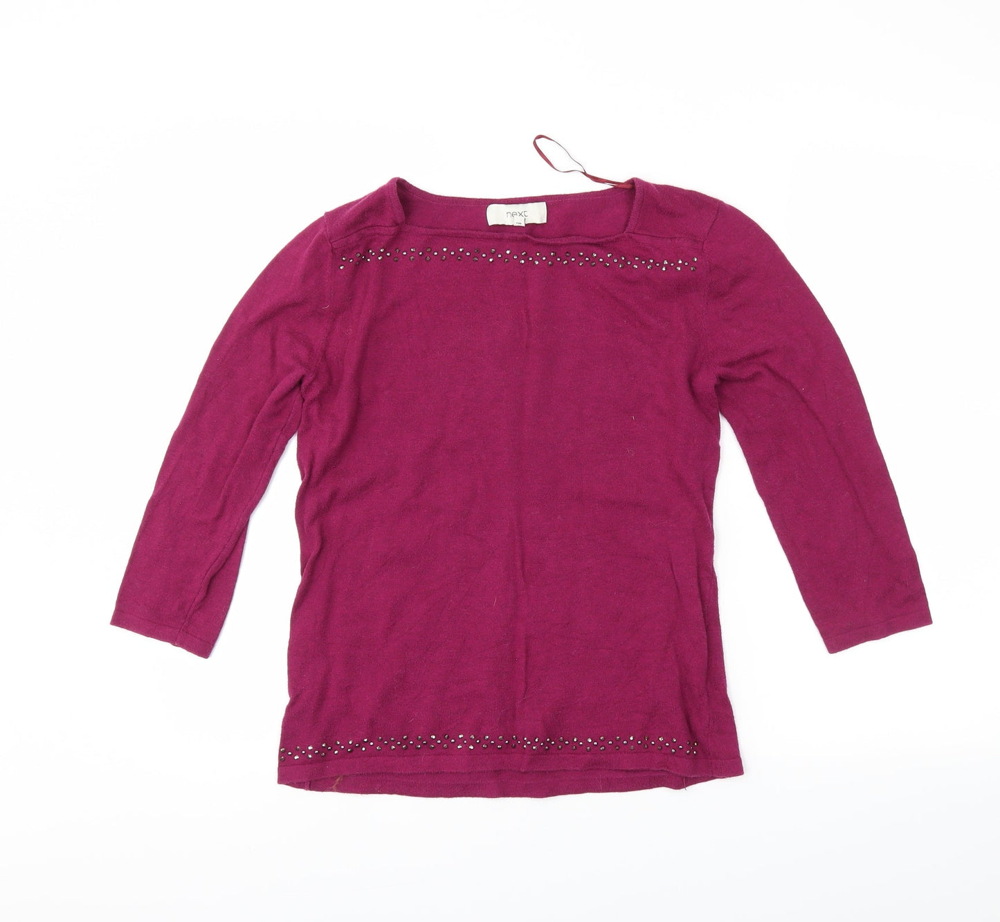 Womens UK Size 12 NEXT Purple Tunic T-Shirt