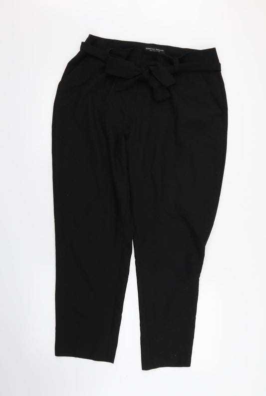 Womens UK Size 14 Dorothy Perkins Regular Fit  Black Trousers