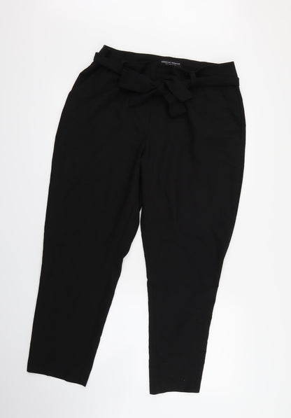 Womens UK Size 14 Dorothy Perkins Regular Fit  Black Trousers
