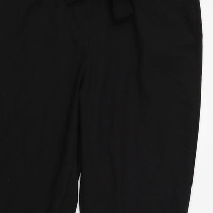 Womens UK Size 14 Dorothy Perkins Regular Fit  Black Trousers