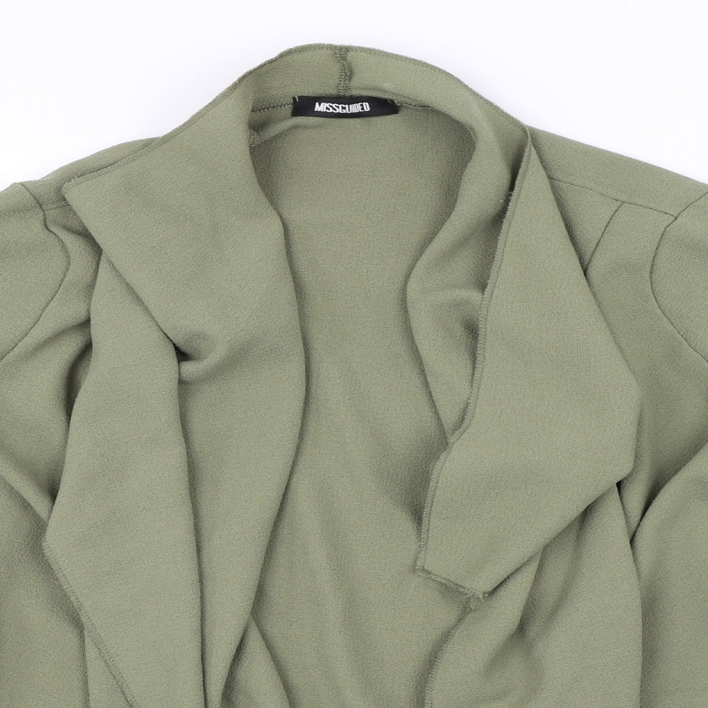 Womens UK Size 10 Missguided Green Jacket