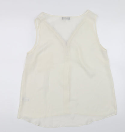 Womens UK Size 14 G21 White Basic Blouse