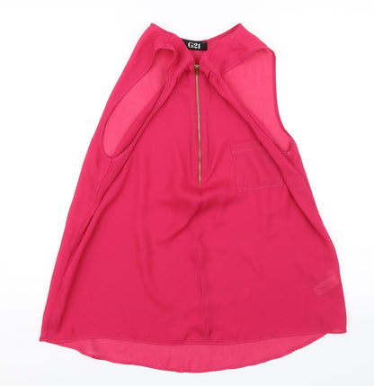 George Womens Pink   Basic Blouse Size 14