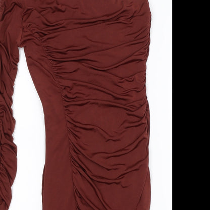 Missguided Womens Brown   Bodycon  Size 8