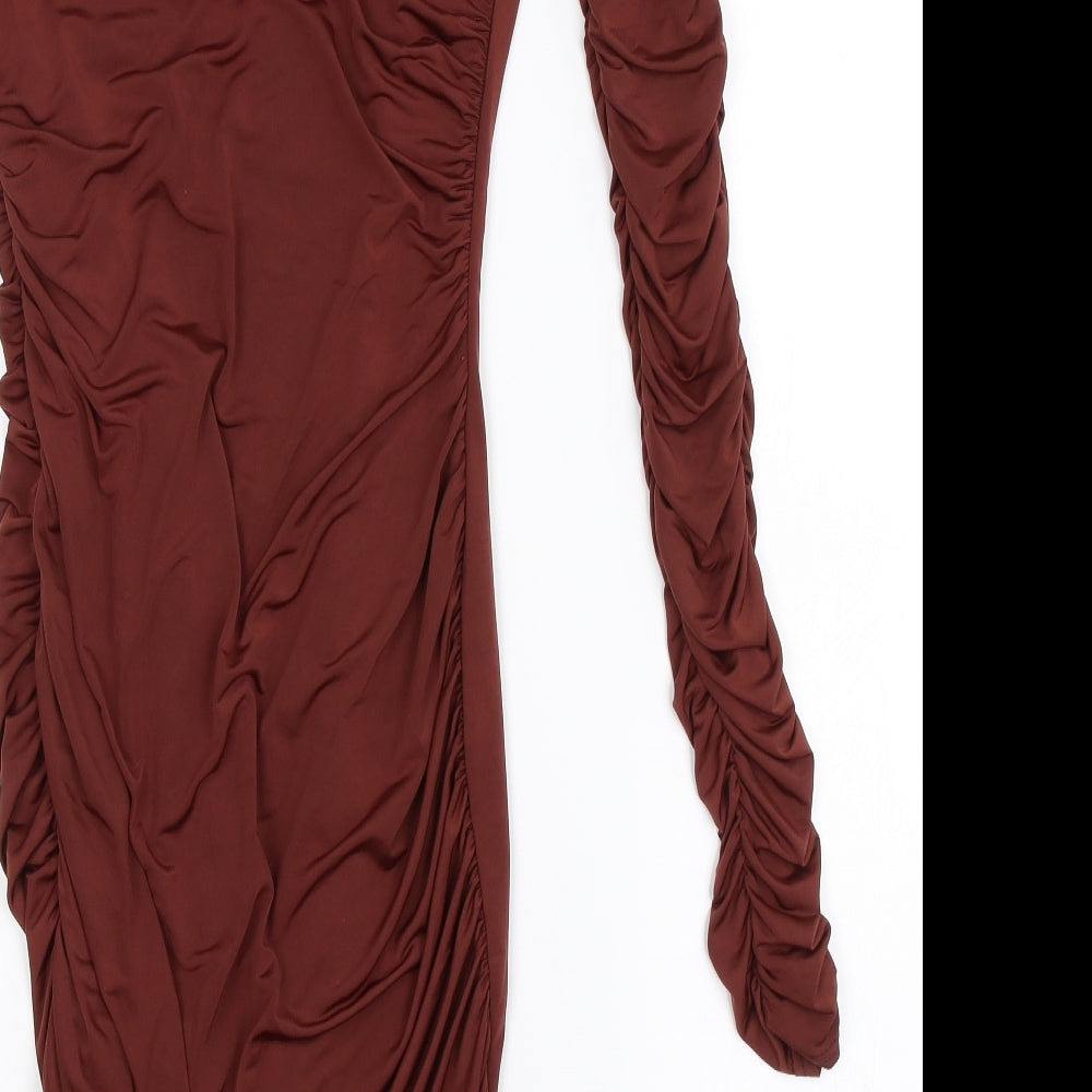 Missguided Womens Brown   Bodycon  Size 8