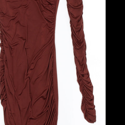 Missguided Womens Brown   Bodycon  Size 8