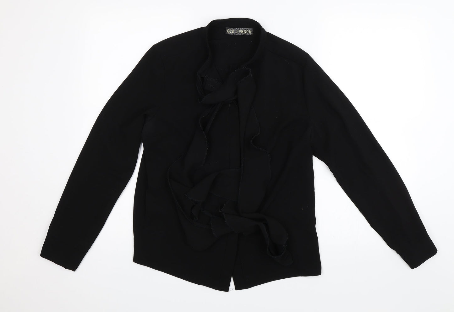 QED London Womens Black   Basic Button-Up Size 10