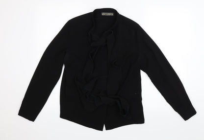 QED London Womens Black   Basic Button-Up Size 10