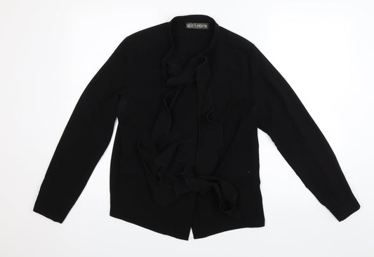 QED London Womens Black   Basic Button-Up Size 10