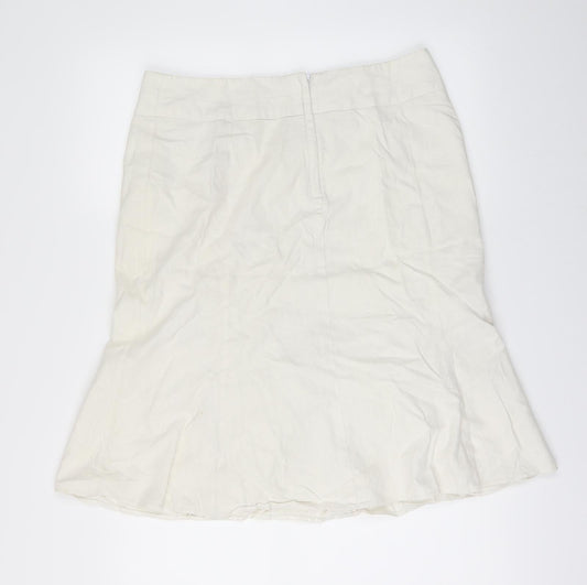 George Womens Beige   Flare Skirt Size 14
