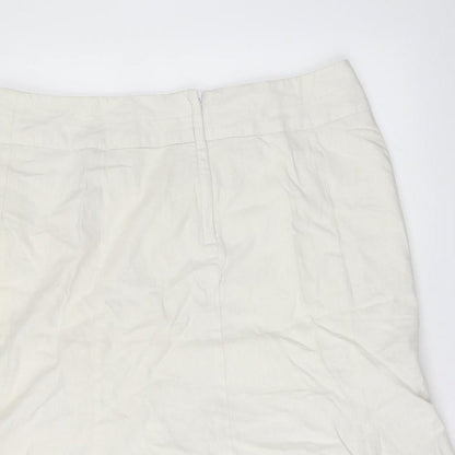 George Womens Beige   Flare Skirt Size 14