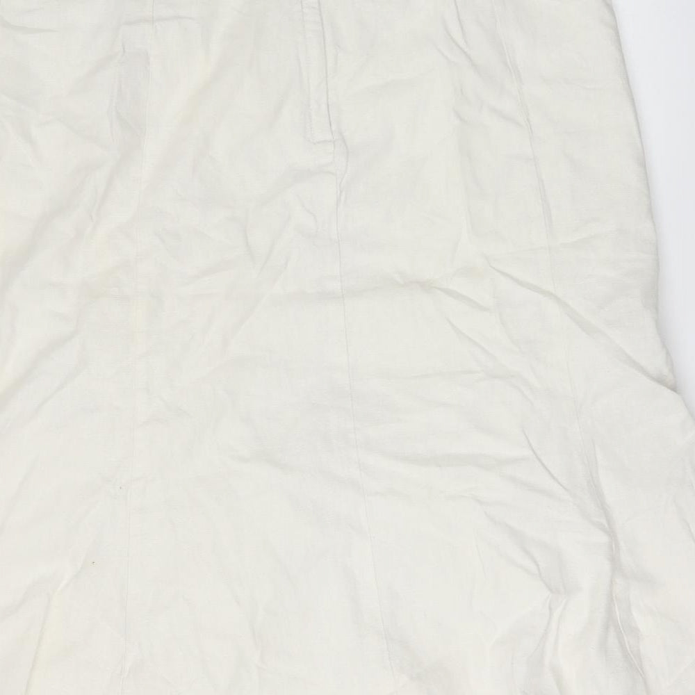 George Womens Beige   Flare Skirt Size 14