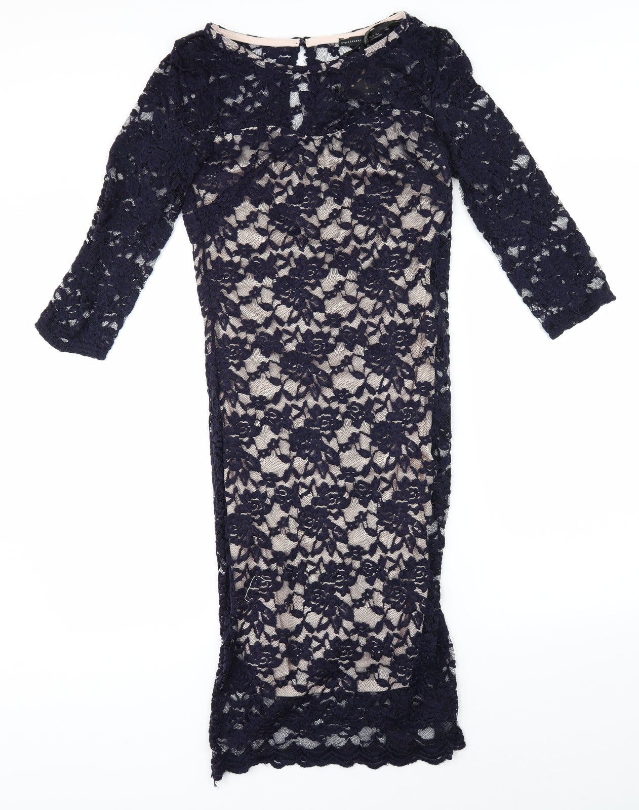 Atmosphere Womens Blue Floral  Shift  Size 8