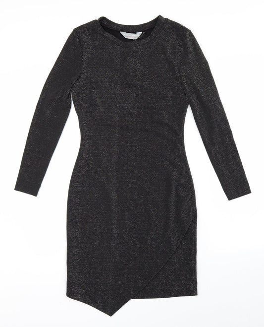 Dorothy Perkins Womens Black   Pencil Dress  Size 8