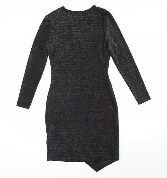 Dorothy Perkins Womens Black   Pencil Dress  Size 8