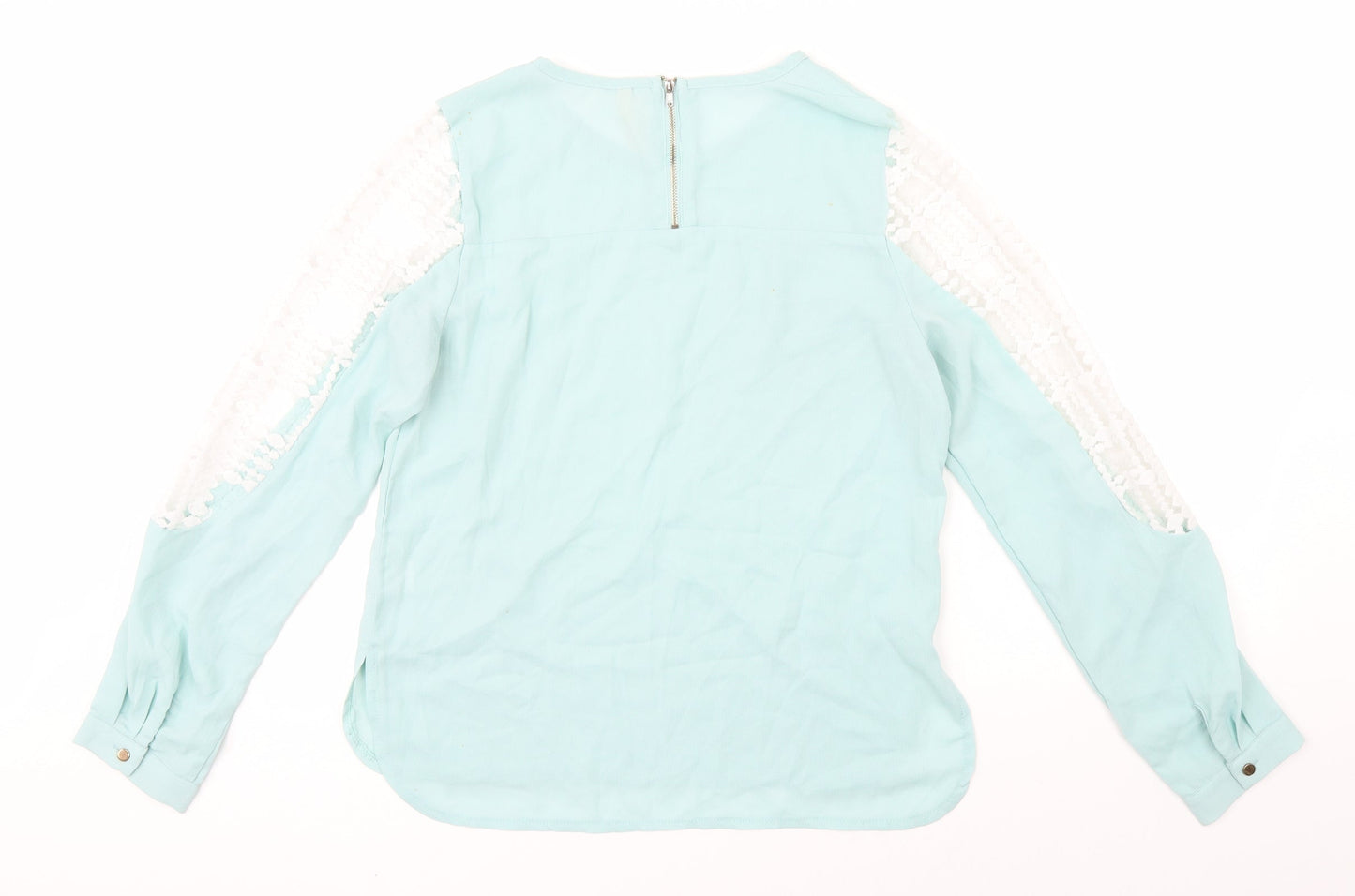 Womens UK Size M Sweewe Green Basic Blouse