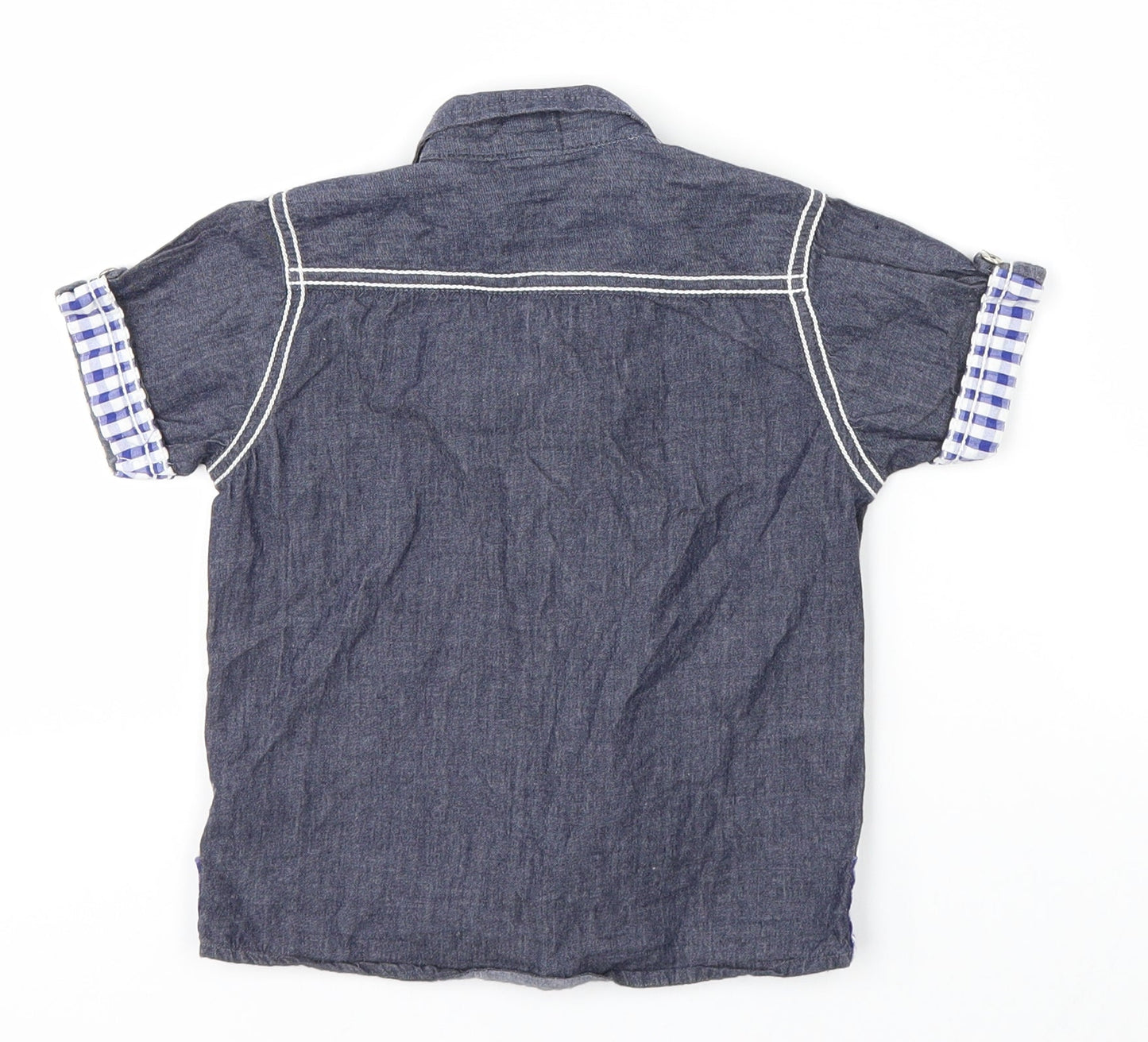 Aarong Boys Blue   Basic Button-Up Size 2-3 Years