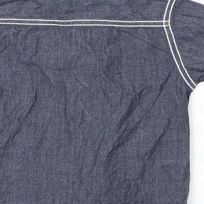 Aarong Boys Blue   Basic Button-Up Size 2-3 Years