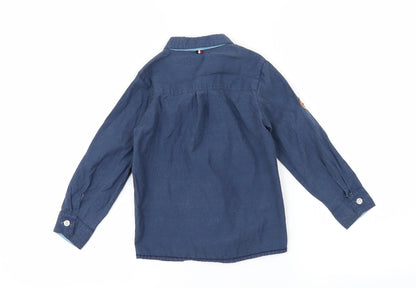 ZY&UP Boys Blue   Basic Dress Shirt Size 2-3 Years