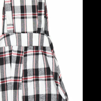 SheIn Womens Multicoloured Check  A-Line  Size M