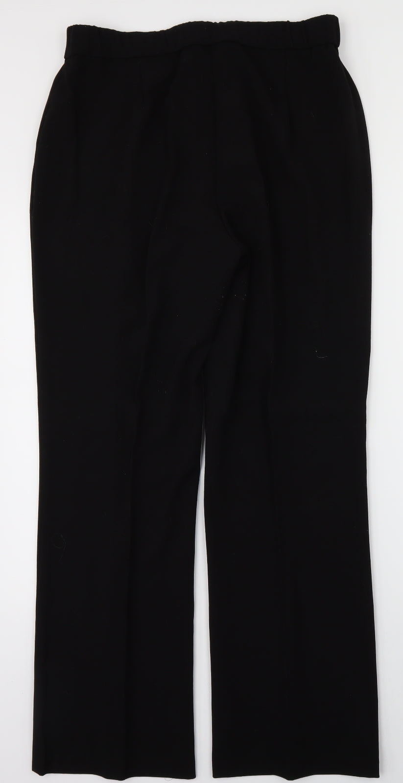 Womens UK Size 14 Label Be Regular Fit  Black Trousers