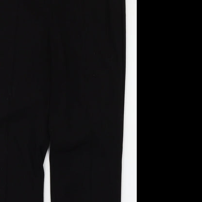 Womens UK Size 14 Label Be Regular Fit  Black Trousers