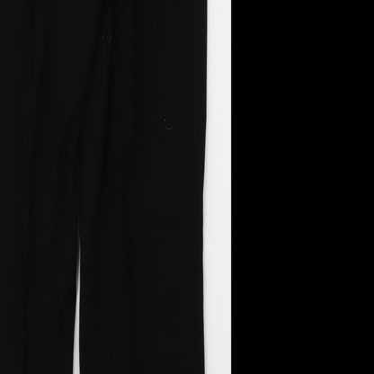 Womens UK Size 14 Label Be Regular Fit  Black Trousers