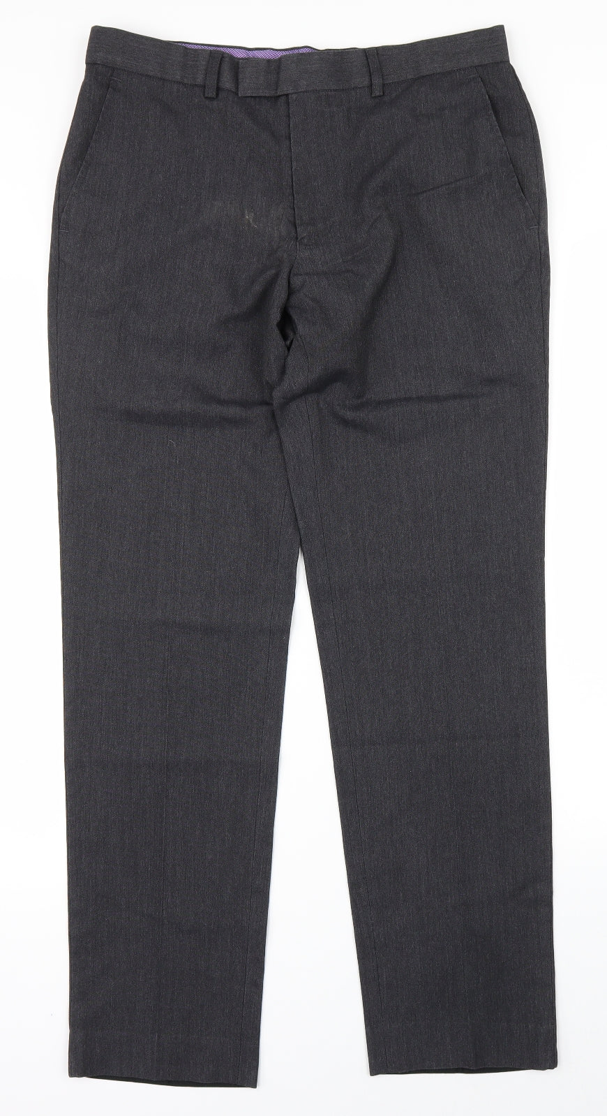 Marks & Spencer Mens Grey   Dress Pants Trousers Size 32 L29 in