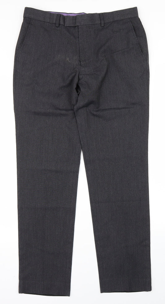 Marks & Spencer Mens Grey   Dress Pants Trousers Size 32 L29 in