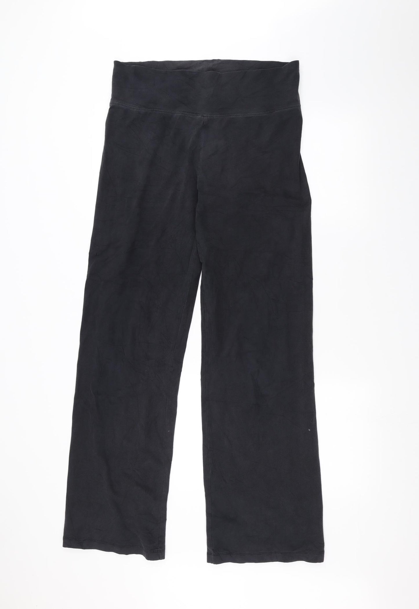 Womens UK Size 12 Preworn Regular Fit  Black Trousers