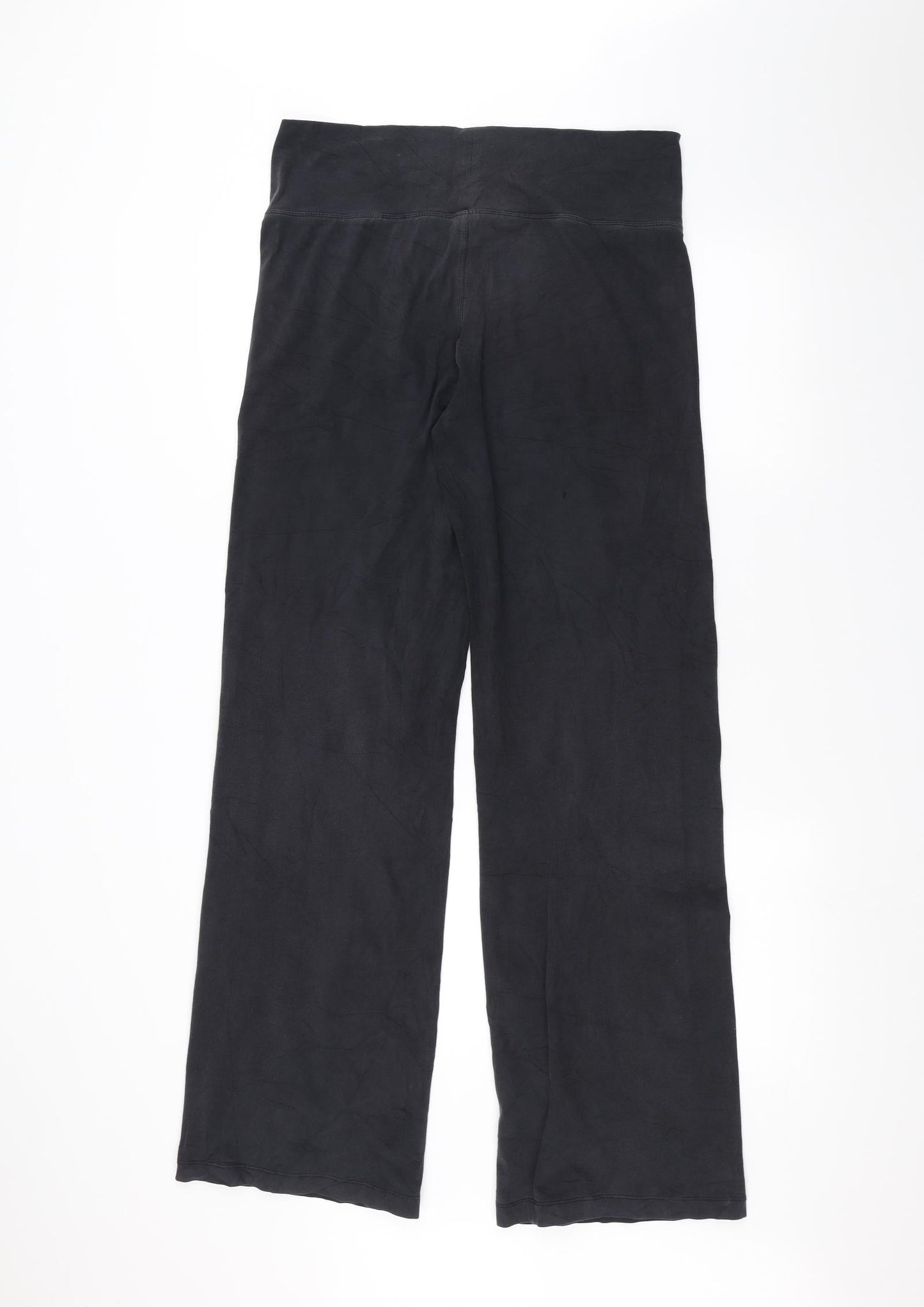 Womens UK Size 12 Preworn Regular Fit  Black Trousers
